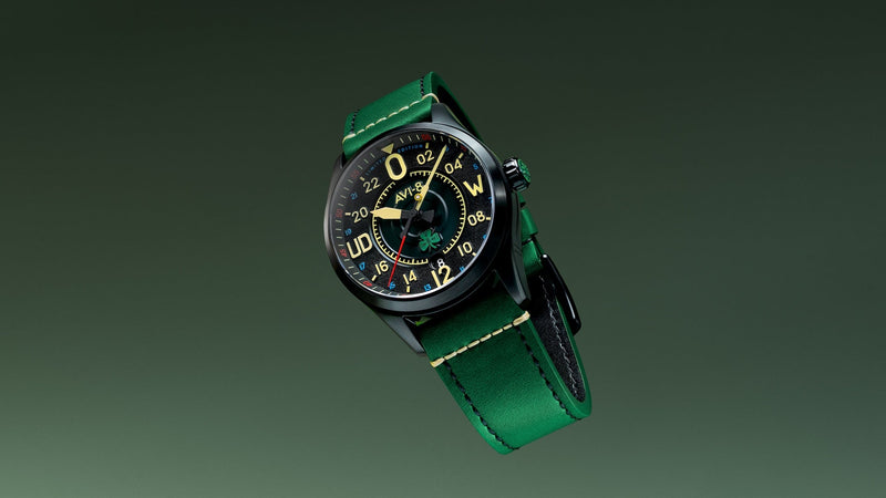 AVI-8 Celebrates the “Flying Shamrock” with the Spitfire Smith 24-Hour Automatic